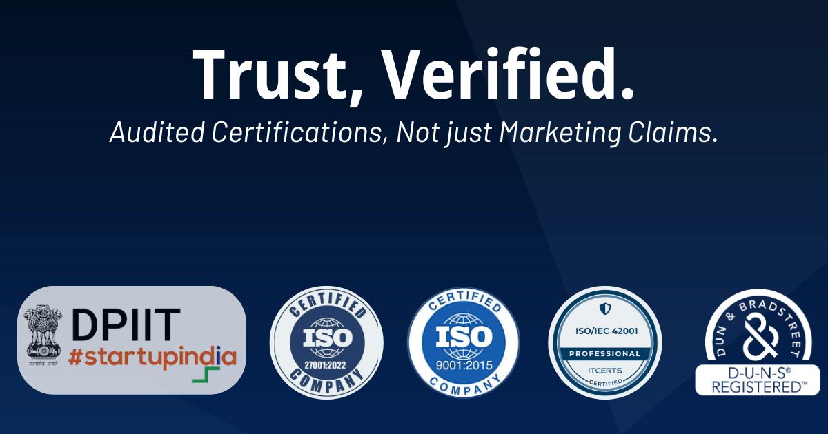 What ISO 27001 and DPIIT Recognition Actually Mean When You're Hiring a Dev Partner in India